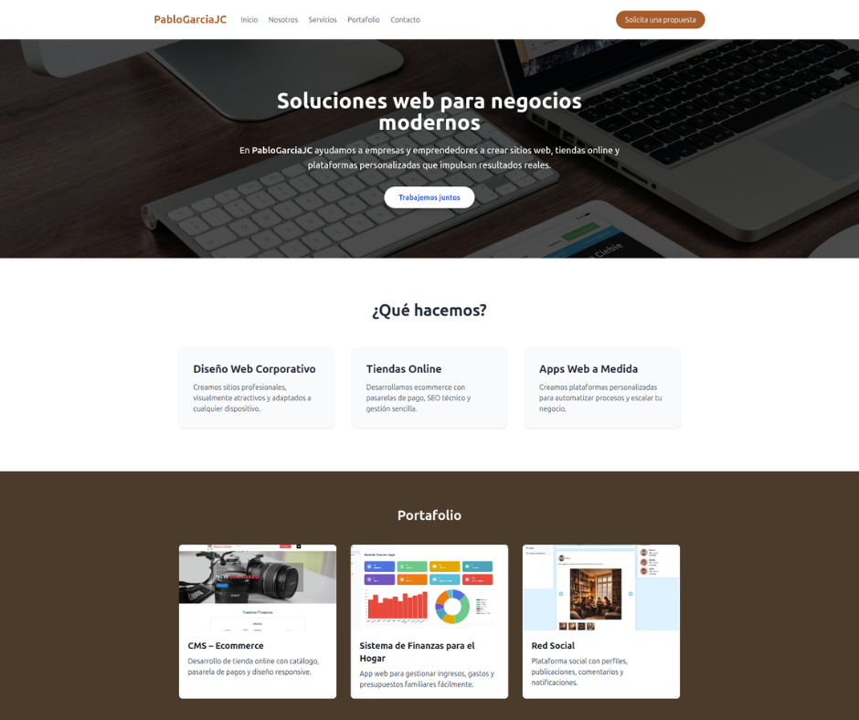 Landing Page Tailwind + TS