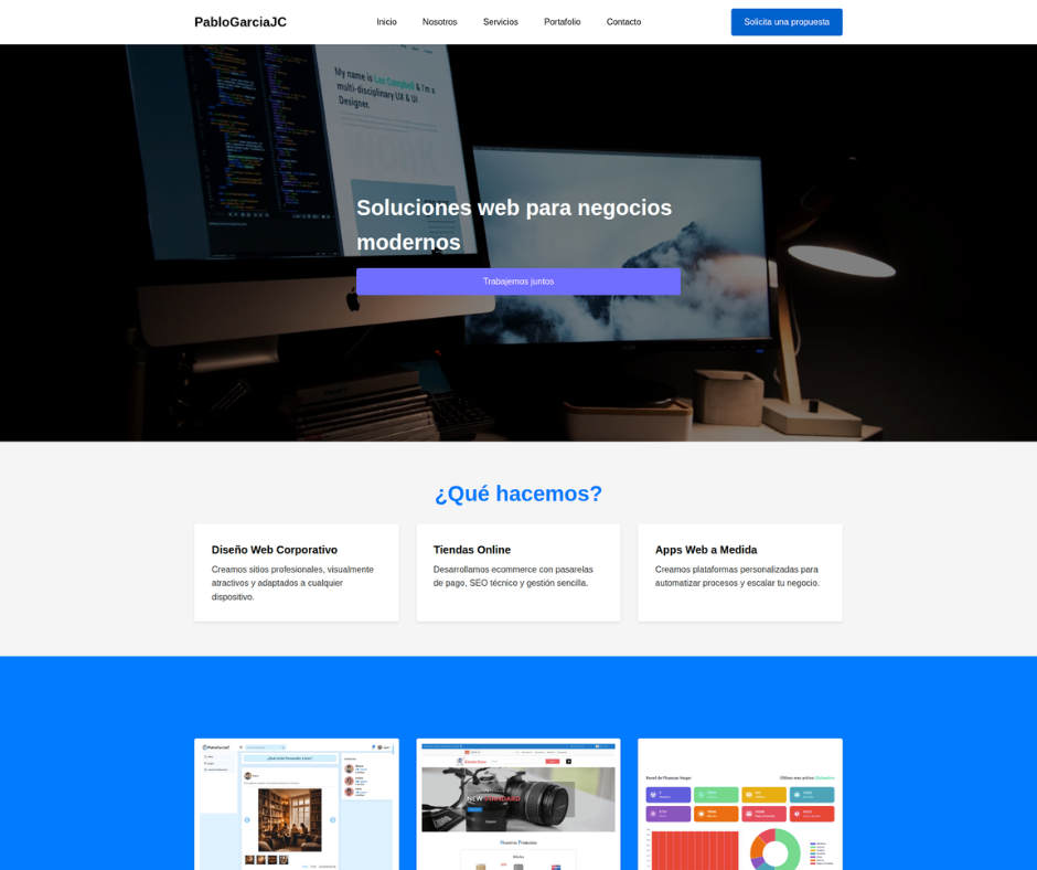 Landing Page Sass