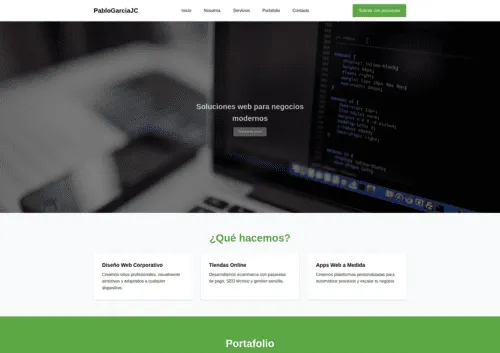 Landing Page CSS + BEM + Vanilla JS