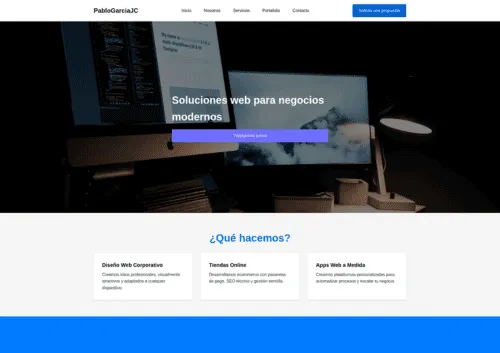 Landing Page Sass